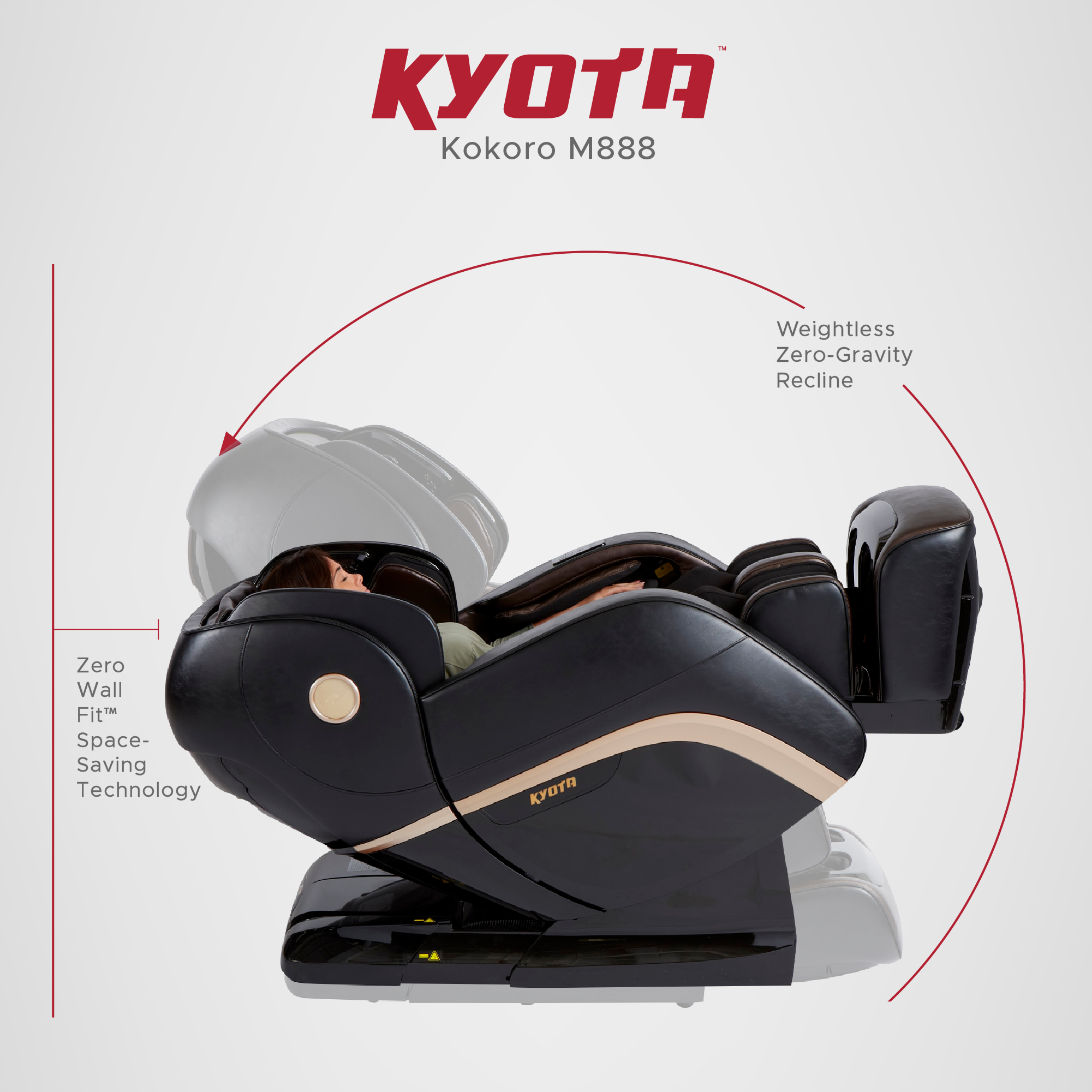Kyota Kokoro M888 4D Massage Chair Certified PreOwned — Massage