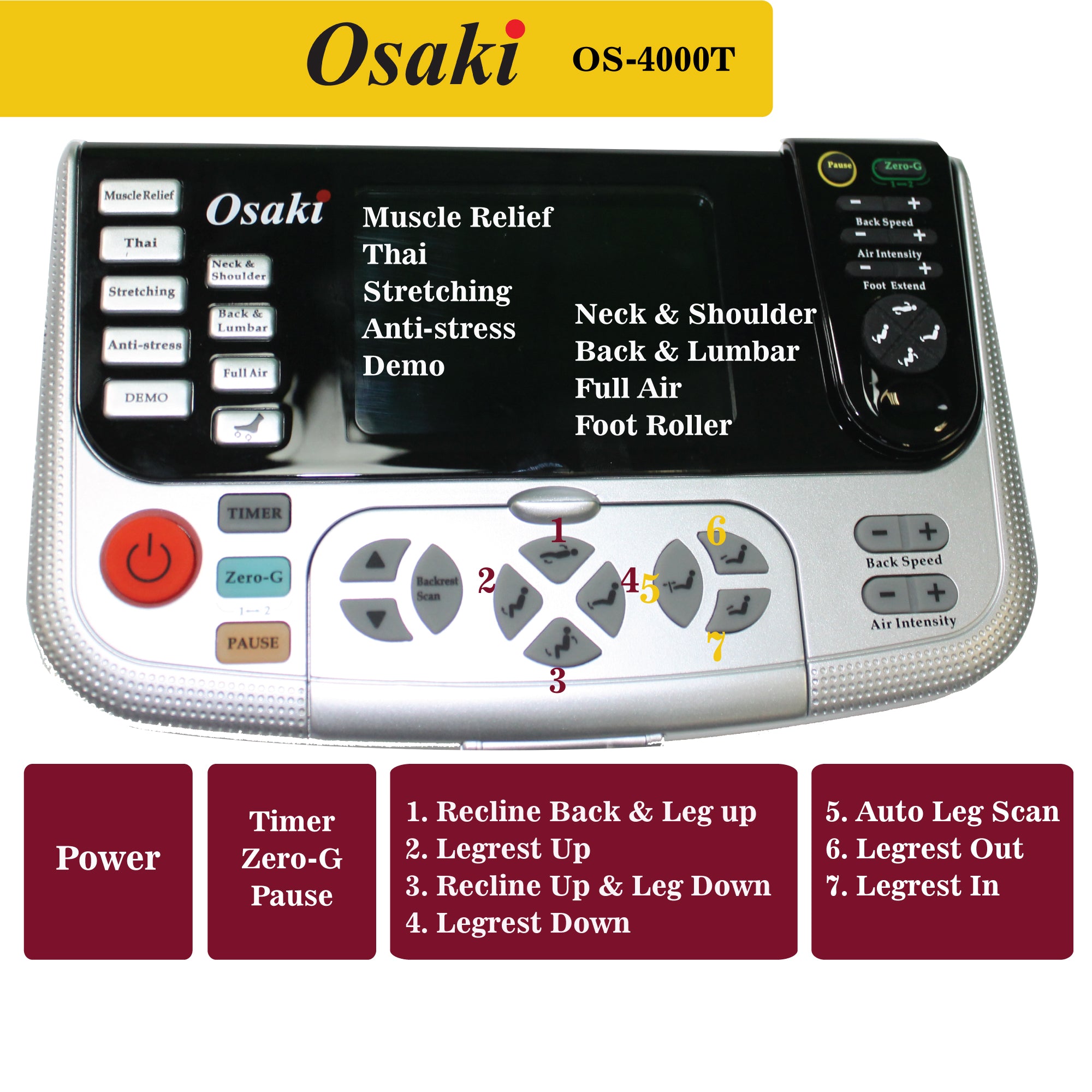 Osaki OS-4000T Massage Chair